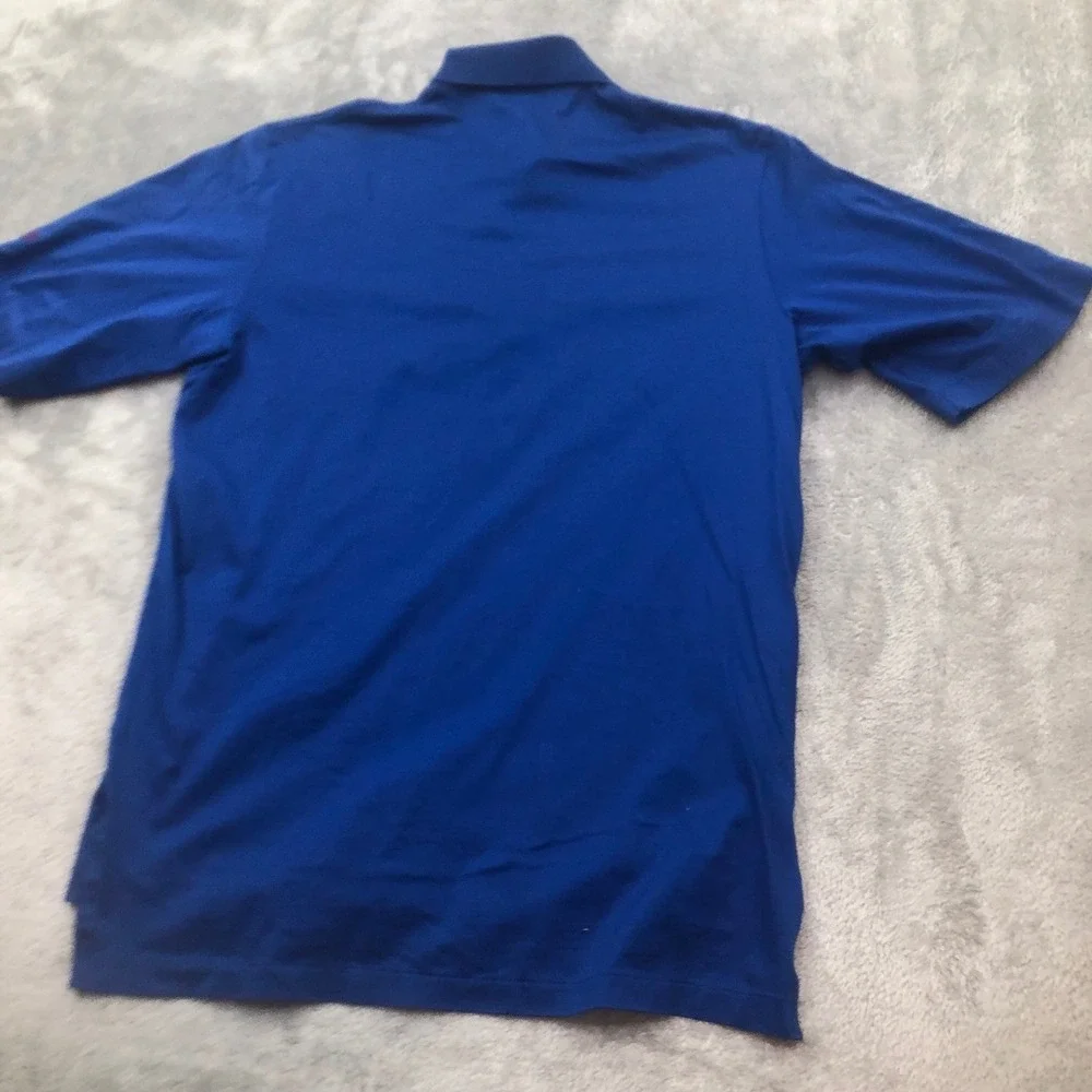 Polo Golf Ralph Lauren Blue Polo Shirt Men's Medium MH 1926‎ Embroidered